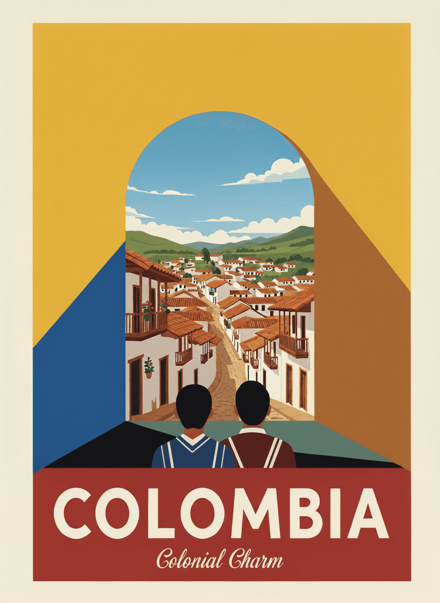 コロンビア Vintage Poster